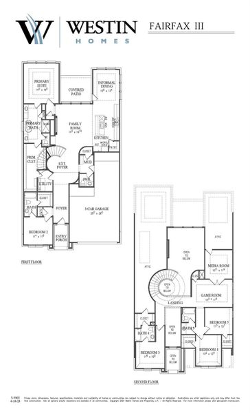 2D floor plan layout of this home in Nolina, Georgetown, TX (Image 4).