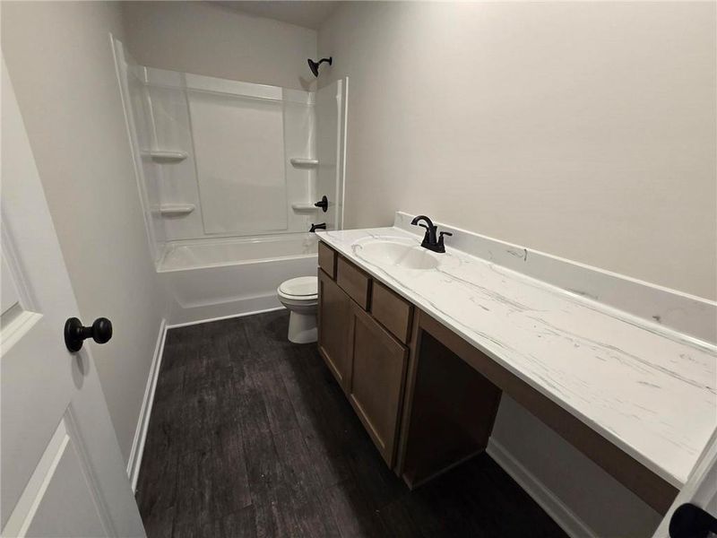 Furnished interior view inside a new home in Enclave at Dawson Forest, Dawsonville (Image 8).