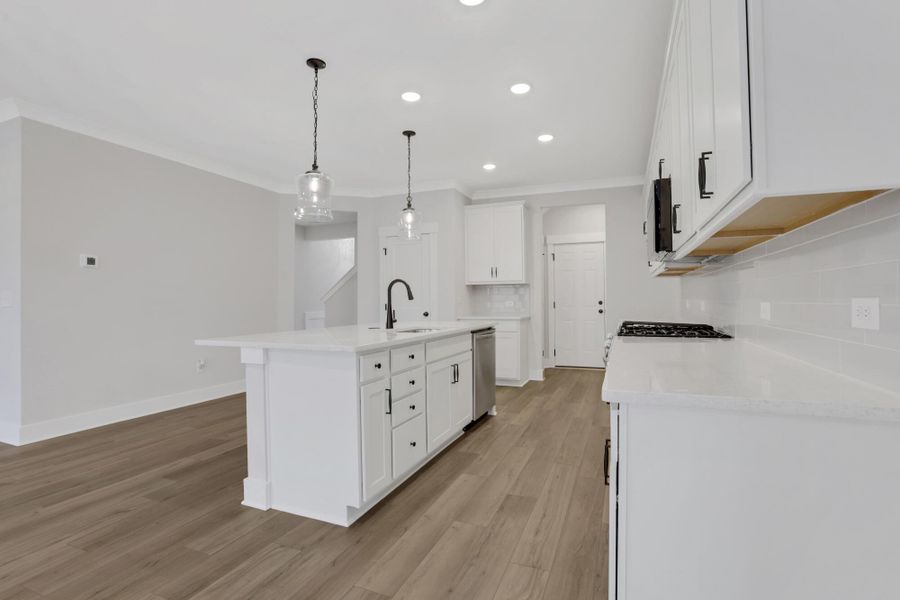 Furnished interior view inside a new home in Villas at Dawsonville Townhomes, Dawsonville (Image 10).