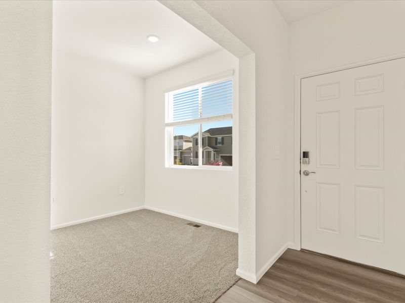 The Pagosa floorplan interior image taken at a Meritage Homes community in Northern Colorado. The Pagosa floorplan interior image taken at a Meritage Homes community in Northern Colorado.