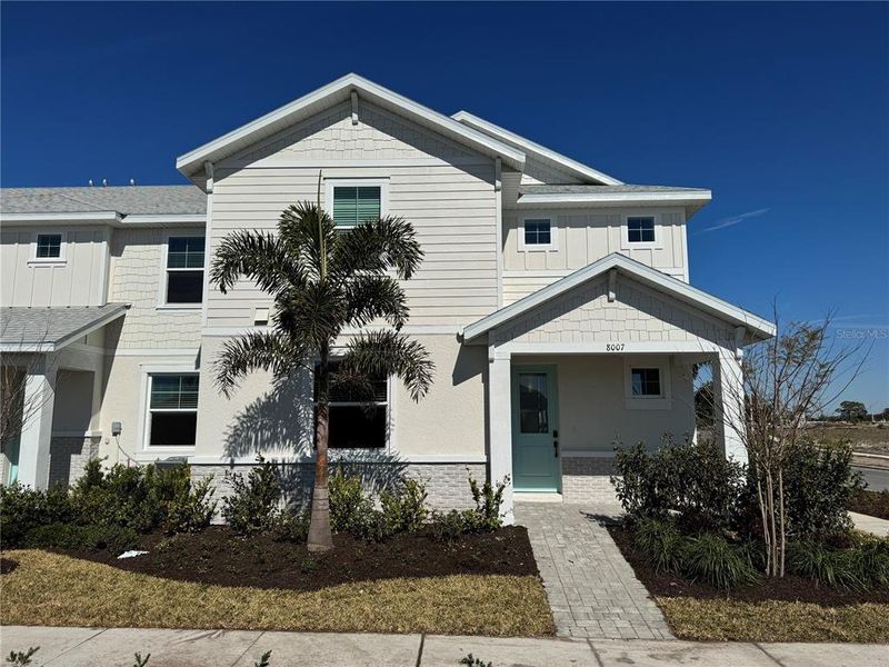 Front exterior of a new home in , Bradenton, FL, highlighting curb appeal (Image 19). Front exterior of a new home in , Bradenton, FL, highlighting curb appeal (Image 19).