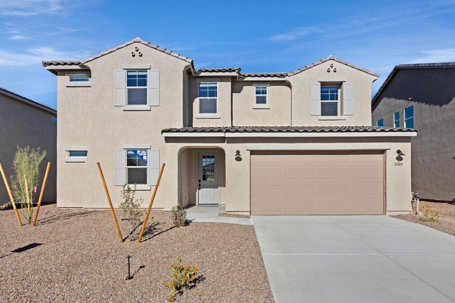 Slate floorplan with Spanish elevation Slate floorplan with Spanish elevation