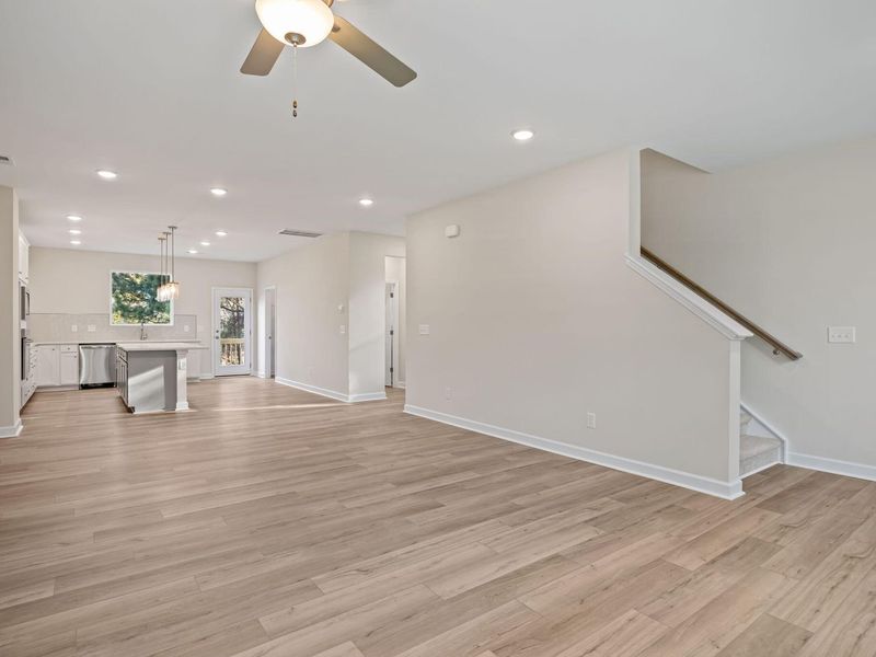 Spacious, unfurnished interior of a new home in Camden Park, Knightdale (Image 36).