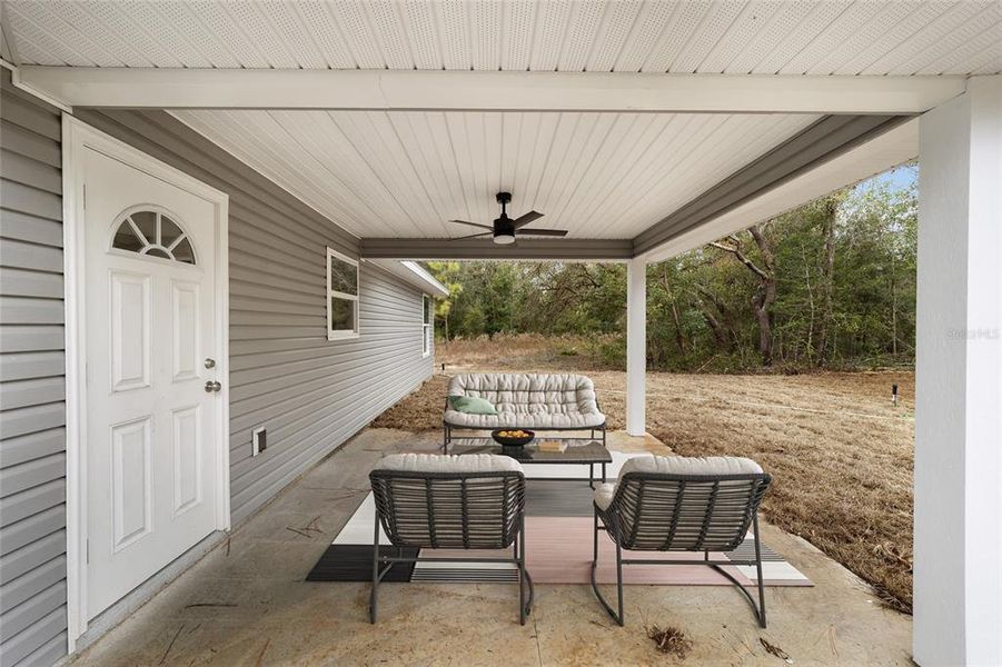 Large Back Patio