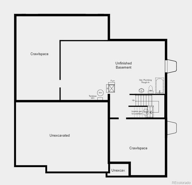 Structural options include: hearth room, owner's bath configuration 5, covered deck, 8' interior doors on second level, modern fireplace, and full garden level unfinished basement.