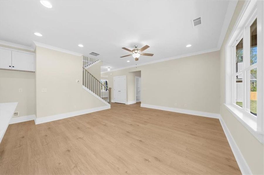 Spacious, unfurnished interior of a new home in , Flowery Branch (Image 34).
