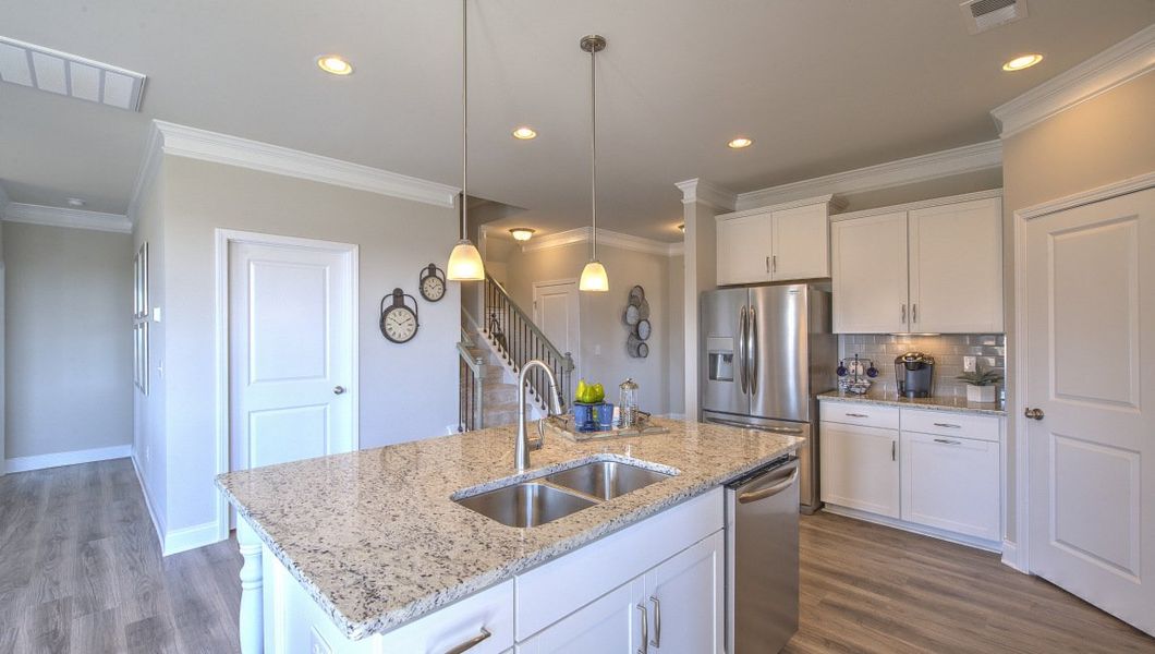 Furnished interior view inside a new home in Reserve at Tap Root Farms, Fletcher (Image 12).