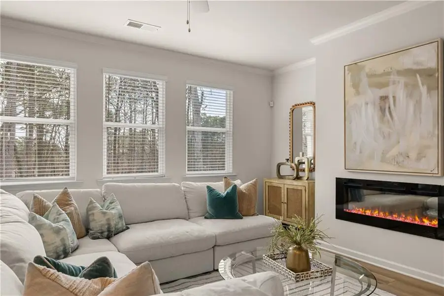 Furnished interior view inside a new home in Alcovy Village, Lawrenceville (Image 11).