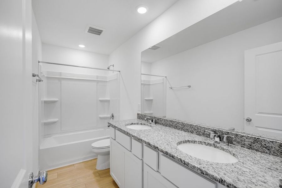 Furnished interior view inside a new home in Brookewater 45s, Rosenberg (Image 9).