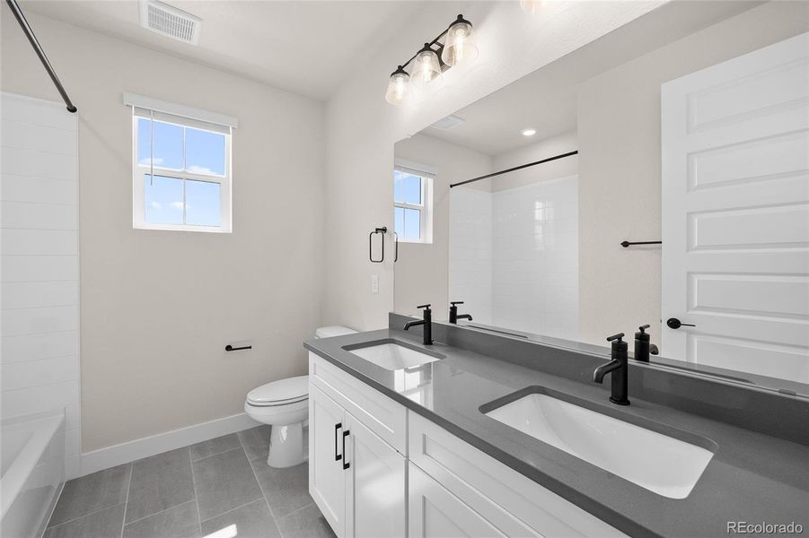 Furnished interior view inside a new home in Harmony at Sterling Ranch, Littleton (Image 9).