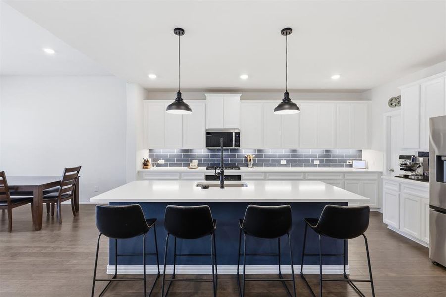Furnished interior view inside a new home in , Denton (Image 37).