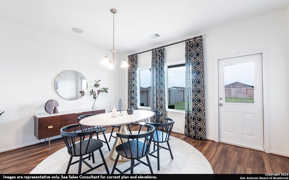 Furnished interior view inside a new home in Willow View, Converse (Image 4).