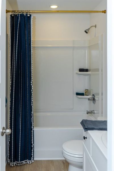 Representative furnished interior of a home built from the Graham by Piedmont Residential in Hampton Ridge, Jefferson (Image 32).