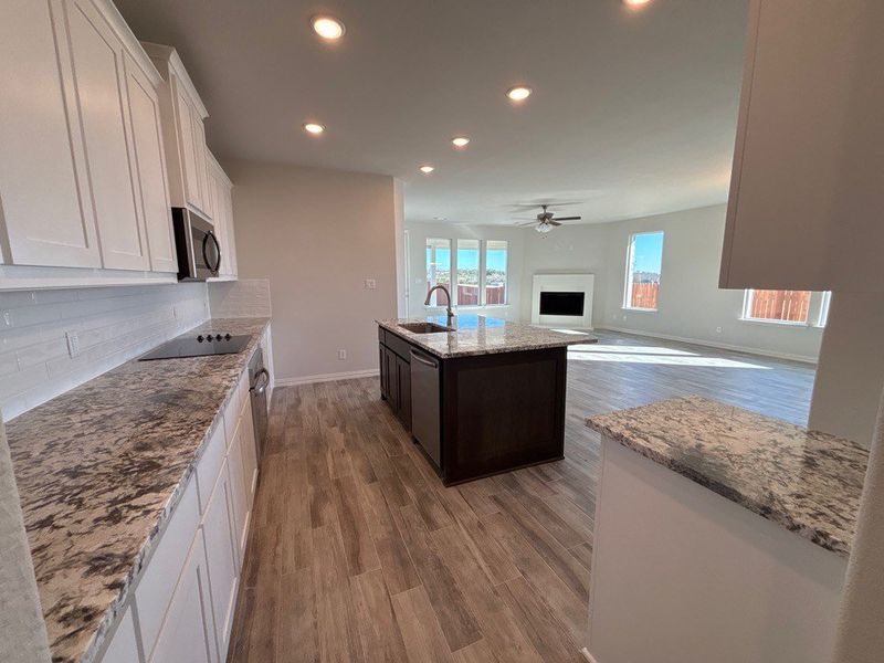 Furnished interior view inside a new home in Waterford Park, Weatherford (Image 7).