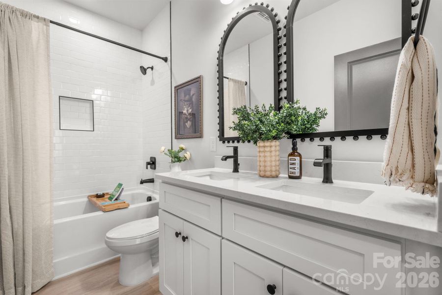 Furnished interior view inside a new home in , Hickory (Image 8).