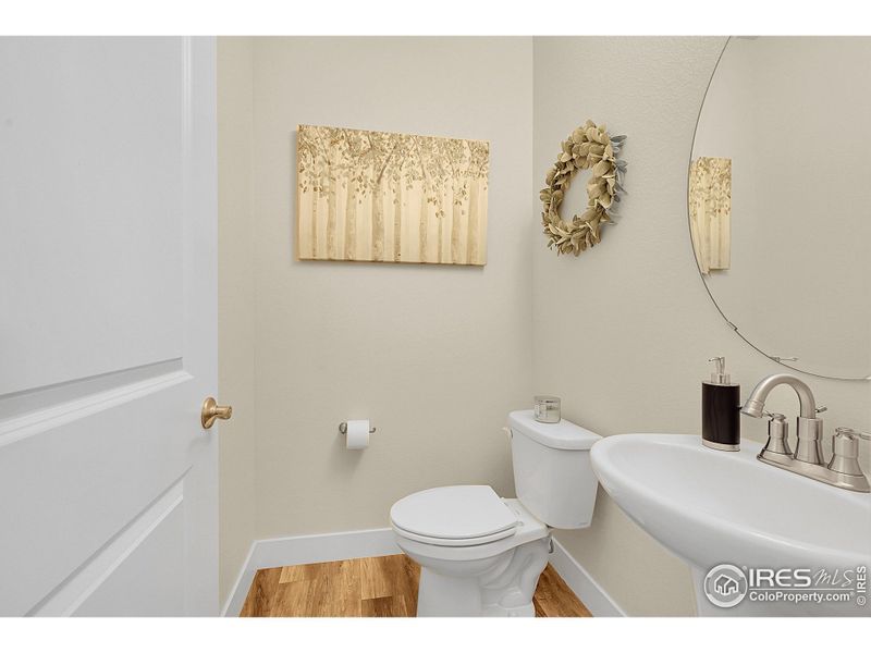 Main floor powder room