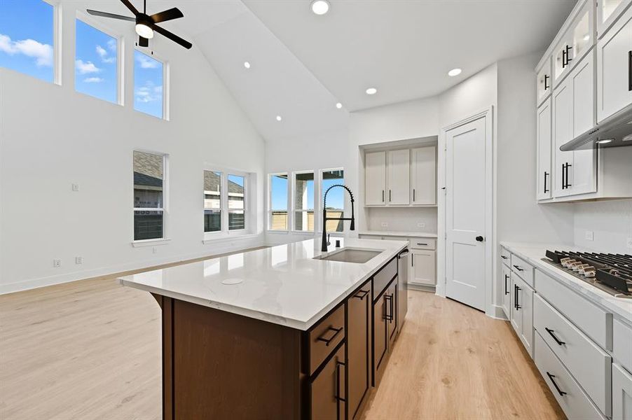 Furnished interior view inside a new home in Treeline, Justin (Image 9).