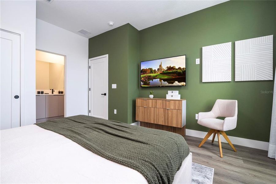 Furnished interior view inside a new home in , Kissimmee (Image 11).