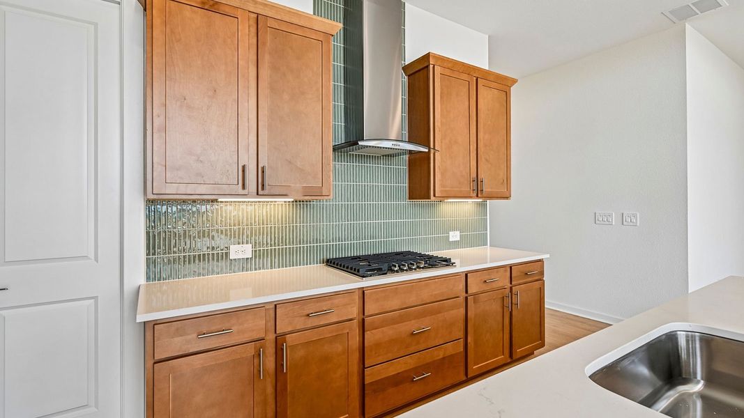 Furnished interior view inside a new home in The Enclave at Bar W Ranch, Leander (Image 12).