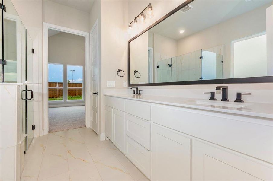 Furnished interior view inside a new home in , Prosper (Image 14).