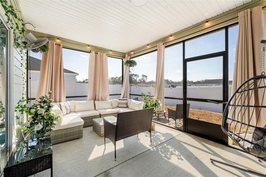 Furnished interior view inside a new home in Country Lane Estates, Williston (Image 8).