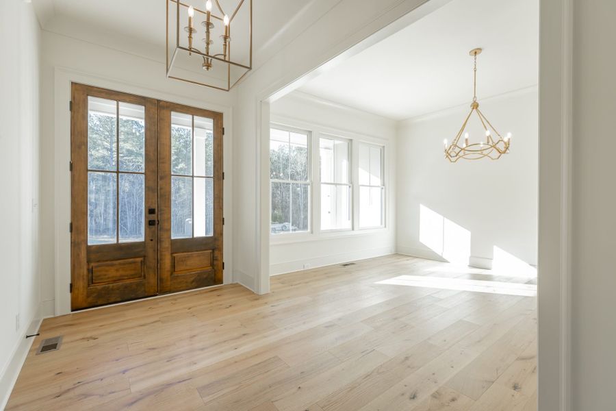 Representative unfurnished interior of a home built from the Summerbrook by Riverstone Construction, LLC in River Gorge Ranch, River Gorge Ranch (Image 25).