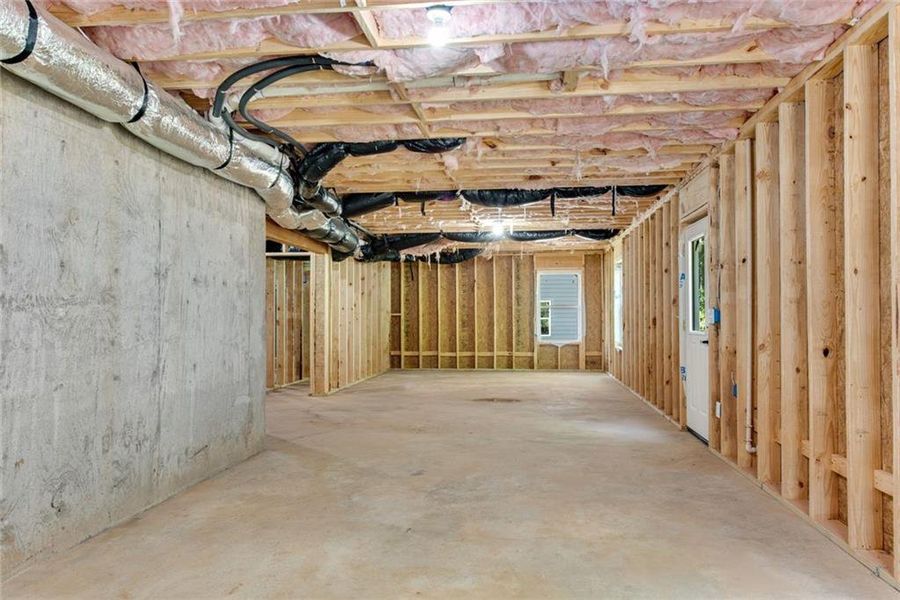 In-progress construction of a new home in , Ellenwood, GA (Image 39).