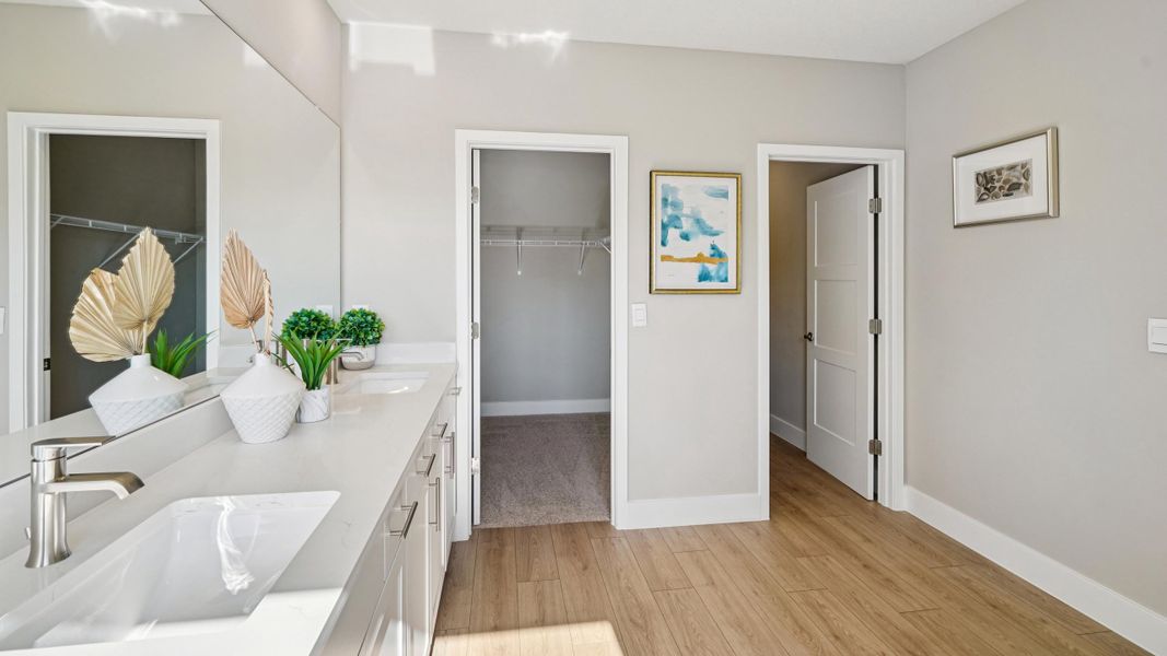 Furnished interior view inside a new home in Buchanan Trails, Newberry (Image 18).