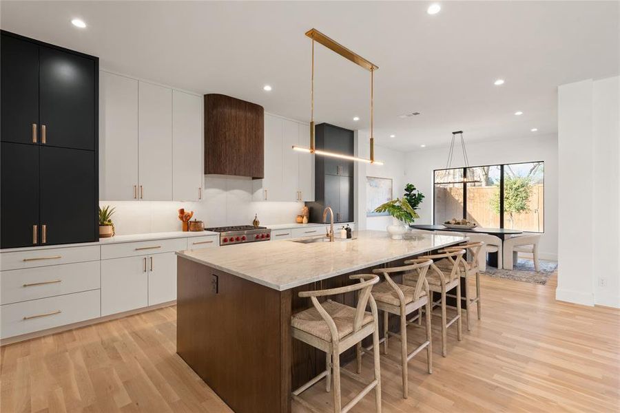 Furnished interior view inside a new home in , Dallas (Image 27).