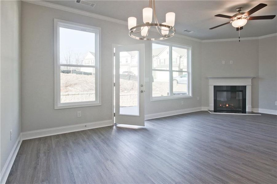 Spacious, unfurnished interior of a new home in Somerset at Riverbrook, Gainesville (Image 19).