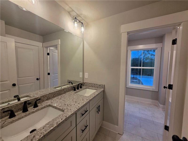 Furnished interior view inside a new home in , Statham (Image 13).