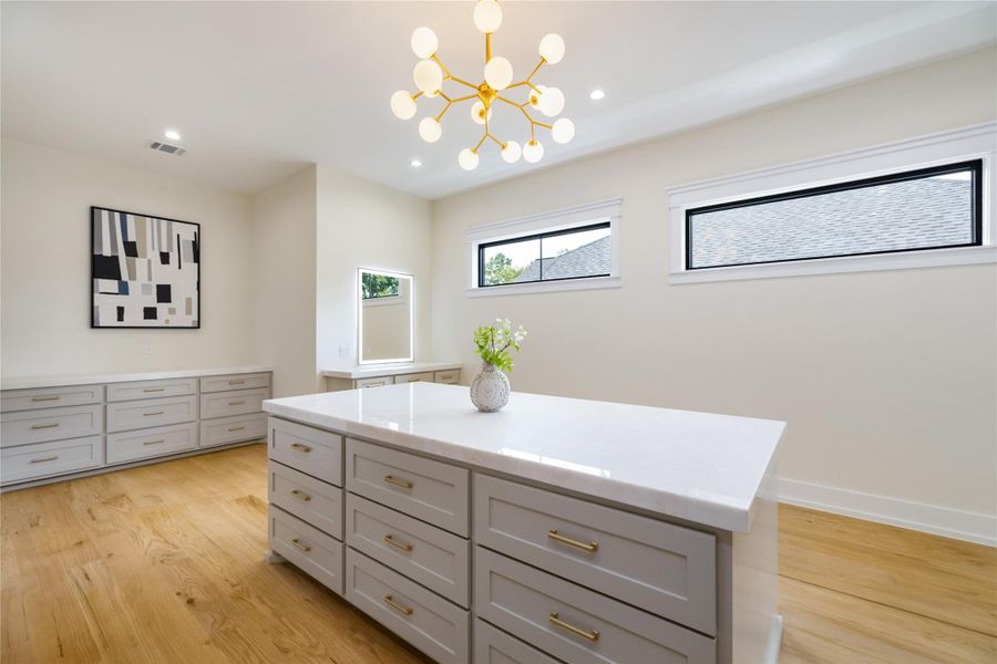 Furnished interior view inside a new home in , Houston (Image 39).