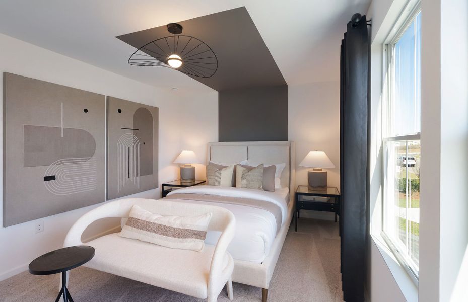 Furnished interior view inside a new home in Highlands of Carter's Station, Columbia (Image 12). Furnished interior view inside a new home in Highlands of Carter's Station, Columbia (Image 12).