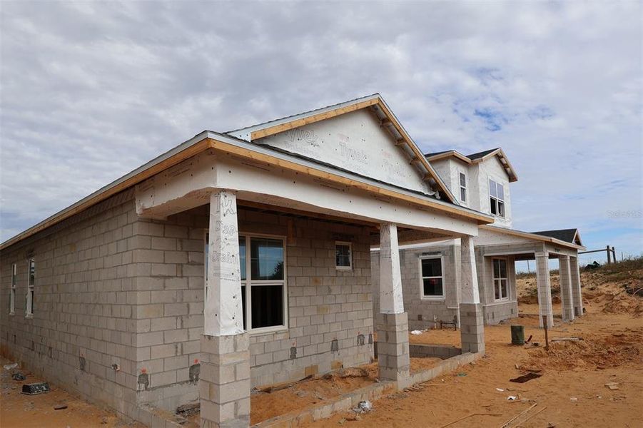 In-progress construction of a new home in Lake Star at Ovation, Winter Garden, FL (Image 5). In-progress construction of a new home in Lake Star at Ovation, Winter Garden, FL (Image 5).