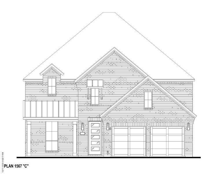 Plan 1567 Elevation C