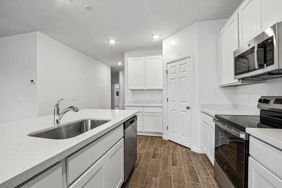 Kitchen featuring the Essentials finishes Kitchen featuring the Essentials finishes