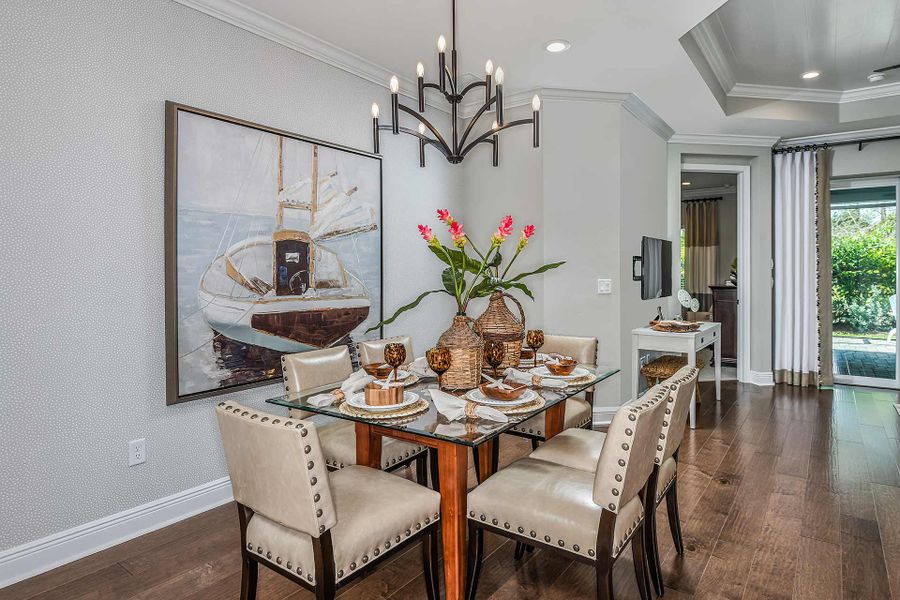 Representative furnished interior of a home built from the Tidewinds 2 by Neal Communities in Grand Park, Sarasota (Image 18).