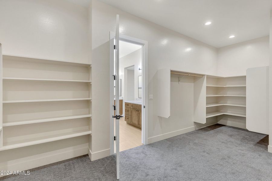 Spacious Primary Closet