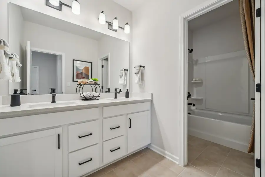 Furnished interior view inside a new home in Ridge at Sugar Creek, Indian Land (Image 17). Furnished interior view inside a new home in Ridge at Sugar Creek, Indian Land (Image 17).