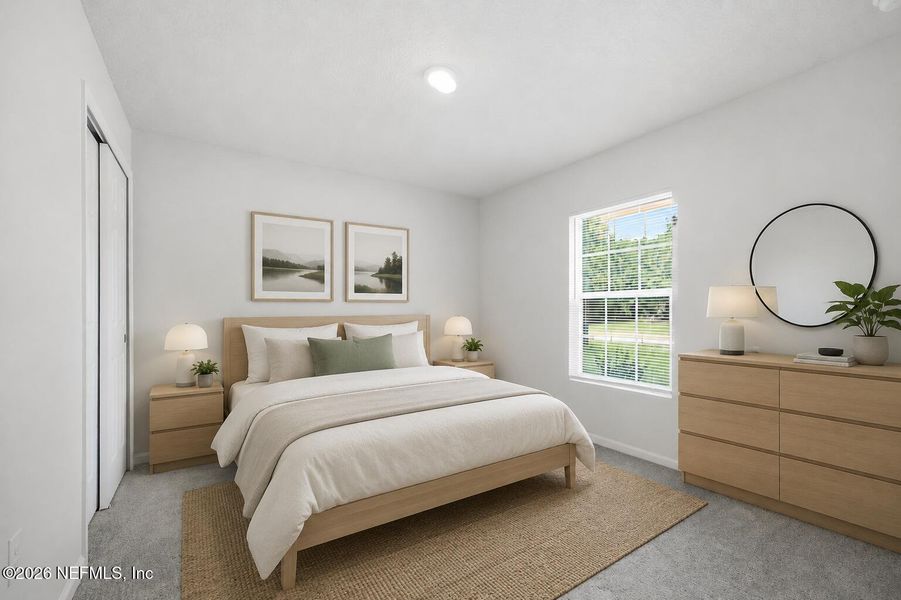 Furnished interior view inside a new home in , Jacksonville (Image 16).