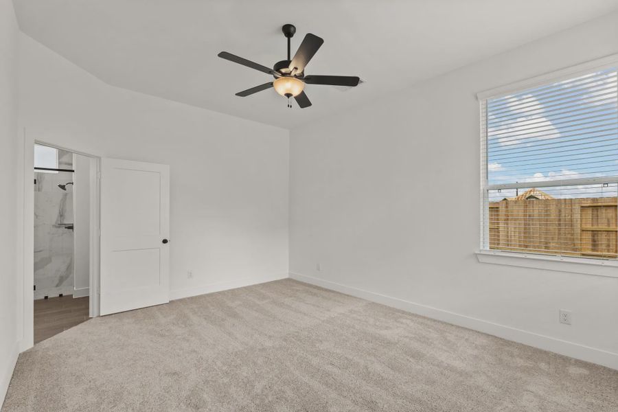 Representative unfurnished interior of a home built from the Rowen by Chesmar Homes in Brookewater 45's, Rosenberg (Image 24).