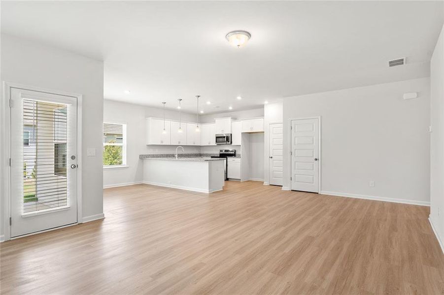 Spacious, unfurnished interior of a new home in The Andros, Dalton (Image 36).