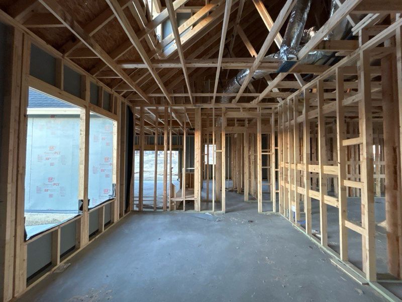 In-progress construction of a new home in Creekview Addition, Van Alstyne, TX (Image 5). In-progress construction of a new home in Creekview Addition, Van Alstyne, TX (Image 5).