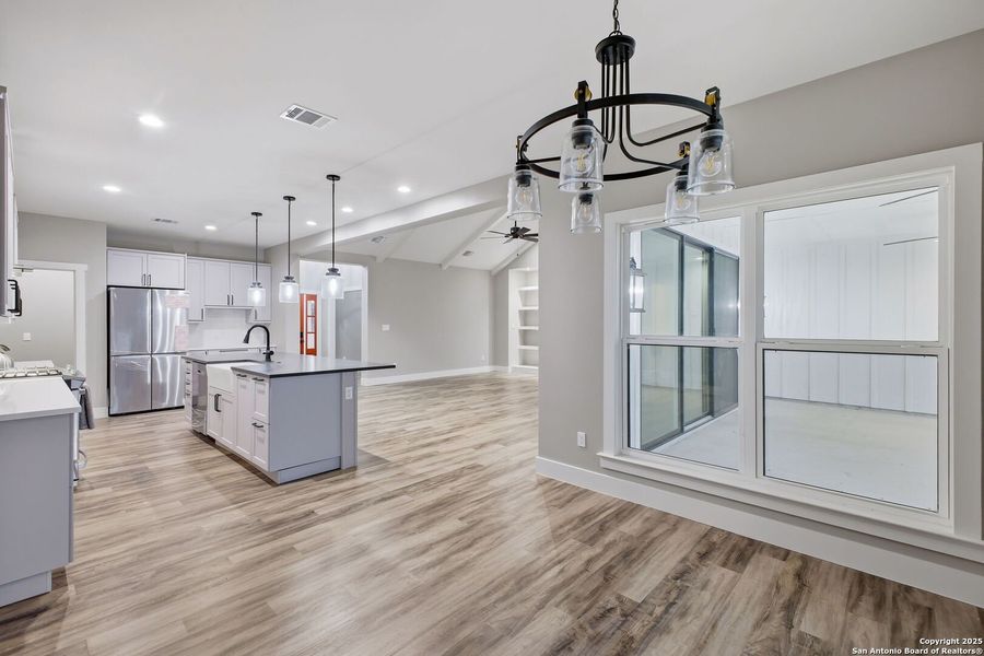 Furnished interior view inside a new home in , Bandera (Image 3). Furnished interior view inside a new home in , Bandera (Image 3).