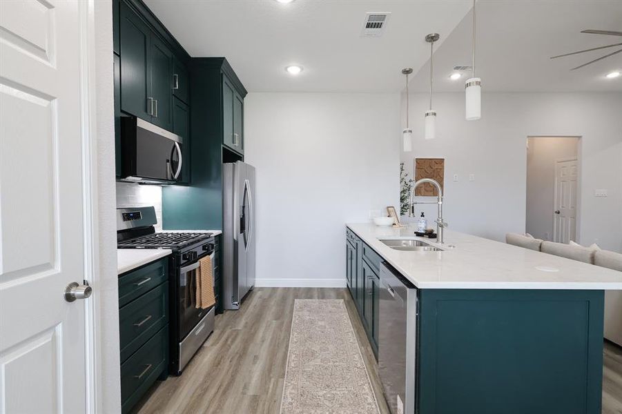 Furnished interior view inside a new home in , Weatherford (Image 27). Furnished interior view inside a new home in , Weatherford (Image 27).