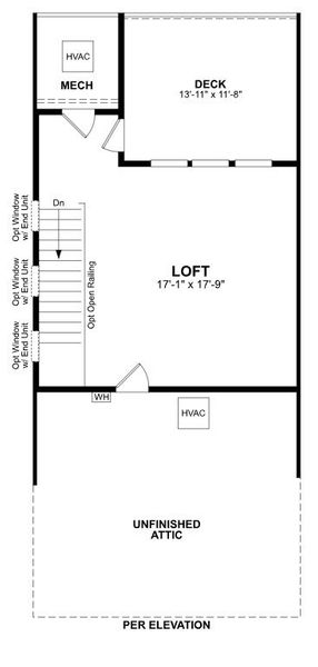 2D floor plan layout of this home in Plano Gateway, Plano, TX (Image 3).