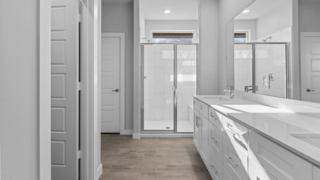 Representative furnished interior of a home built from the Live Oak by D.R. Horton in Northwest Passage, Midland (Image 7). Representative furnished interior of a home built from the Live Oak by D.R. Horton in Northwest Passage, Midland (Image 7).