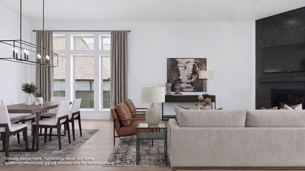 Furnished interior view inside a new home in Ramble, Celina (Image 7).