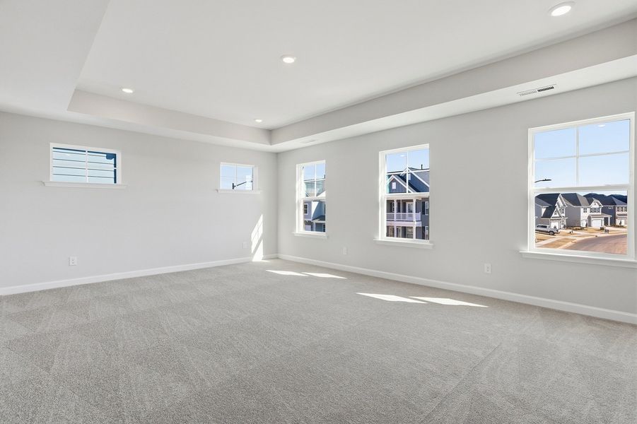 Spacious, unfurnished interior of a new home in Sweetbrier, Durham (Image 30).