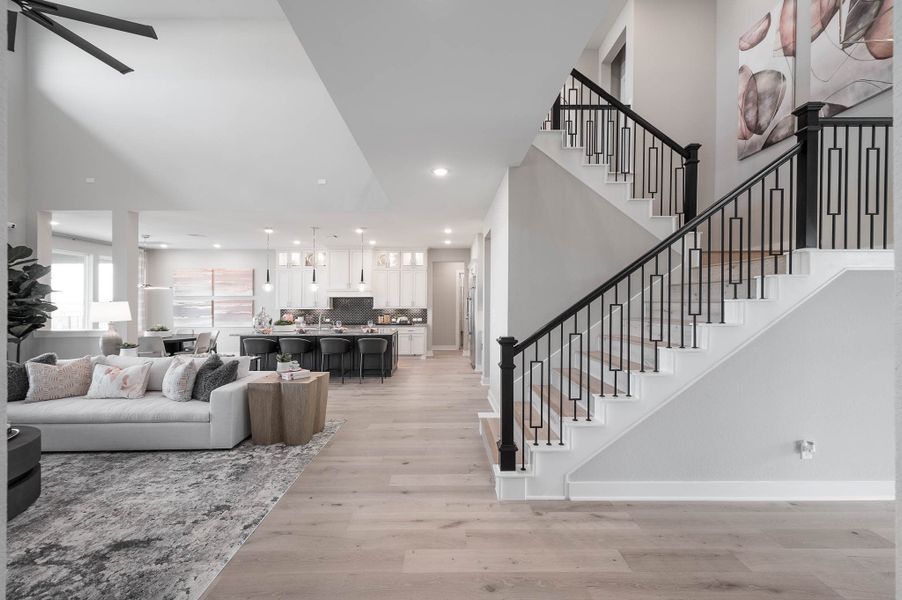 Representative furnished interior of a home built from the Casoria by Tri Pointe Homes in The Estates at James Lane, Fulshear (Image 27).